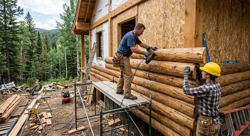Log Siding Replacement in Boston, MA