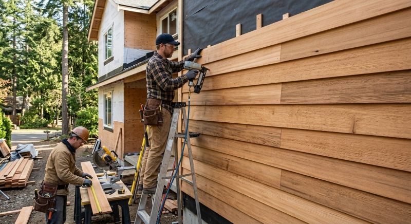 Wood Barn Siding Installation in Boston, MA